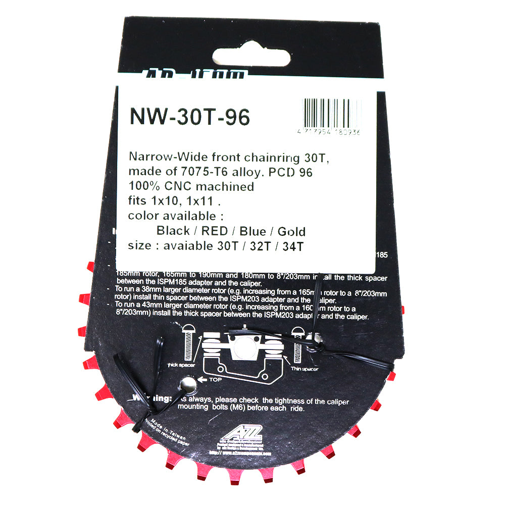 Corona A2Z Narrow Wide 30T BCD 96 Roja