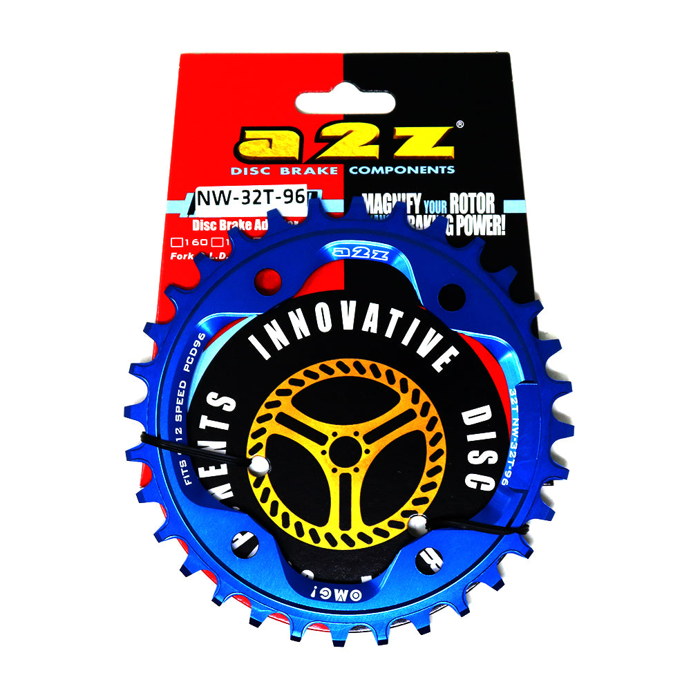 Corona A2Z Narrow Wide 32T BCD 96 Azul