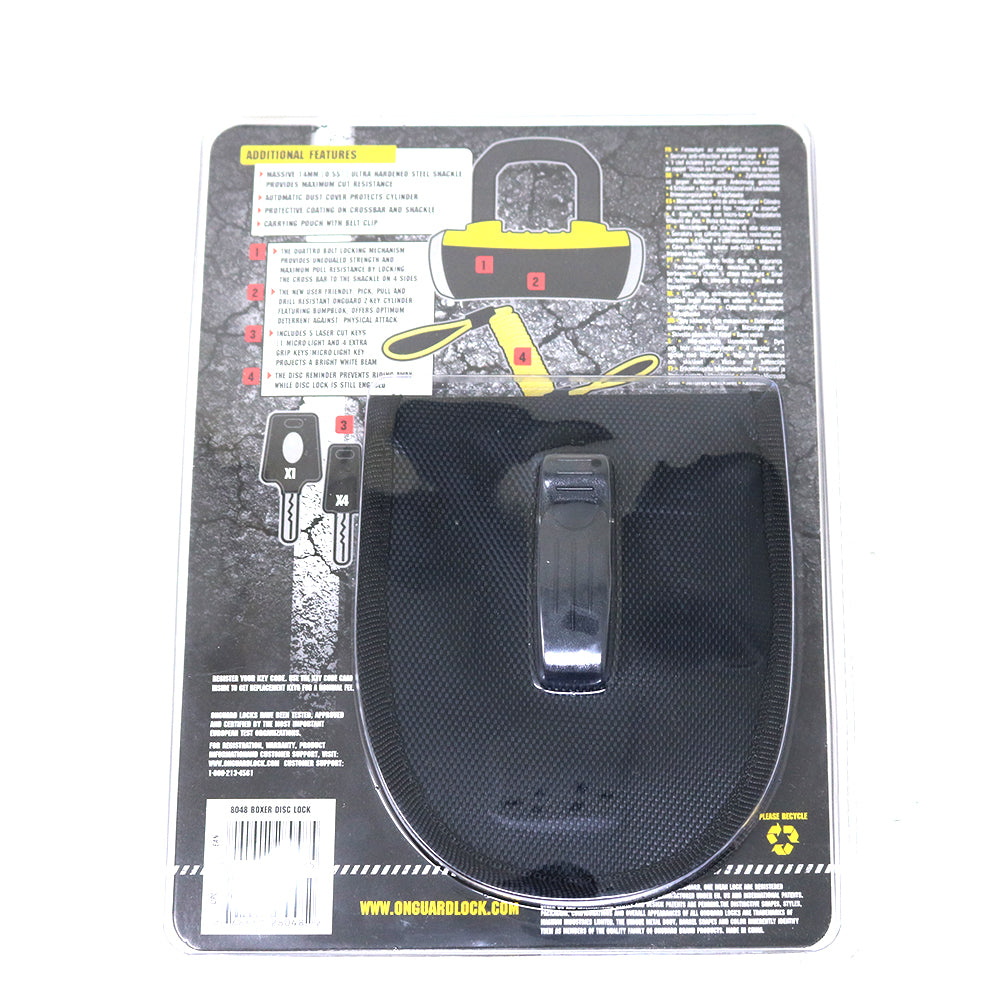 On Guard Candado Moto Boxer - Rideshop