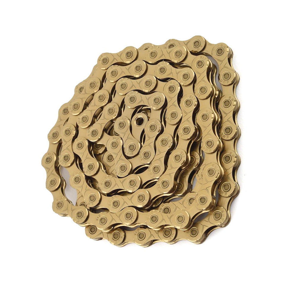 Cadena KMC X12 1/2x11/128"  12V Ti-Dorada