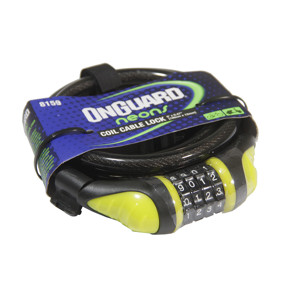On Guard Candado Espiral Clave NS 180x12 - Rideshop