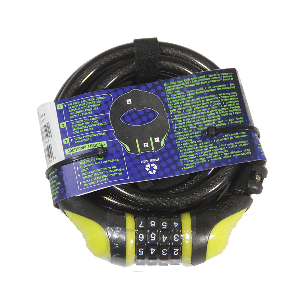 On Guard Candado Espiral Clave NS 180x12 - Rideshop
