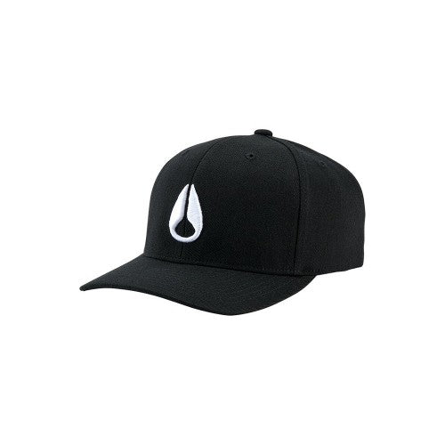 Nixon Jockey Deep Down Snapback Black White - Rideshop