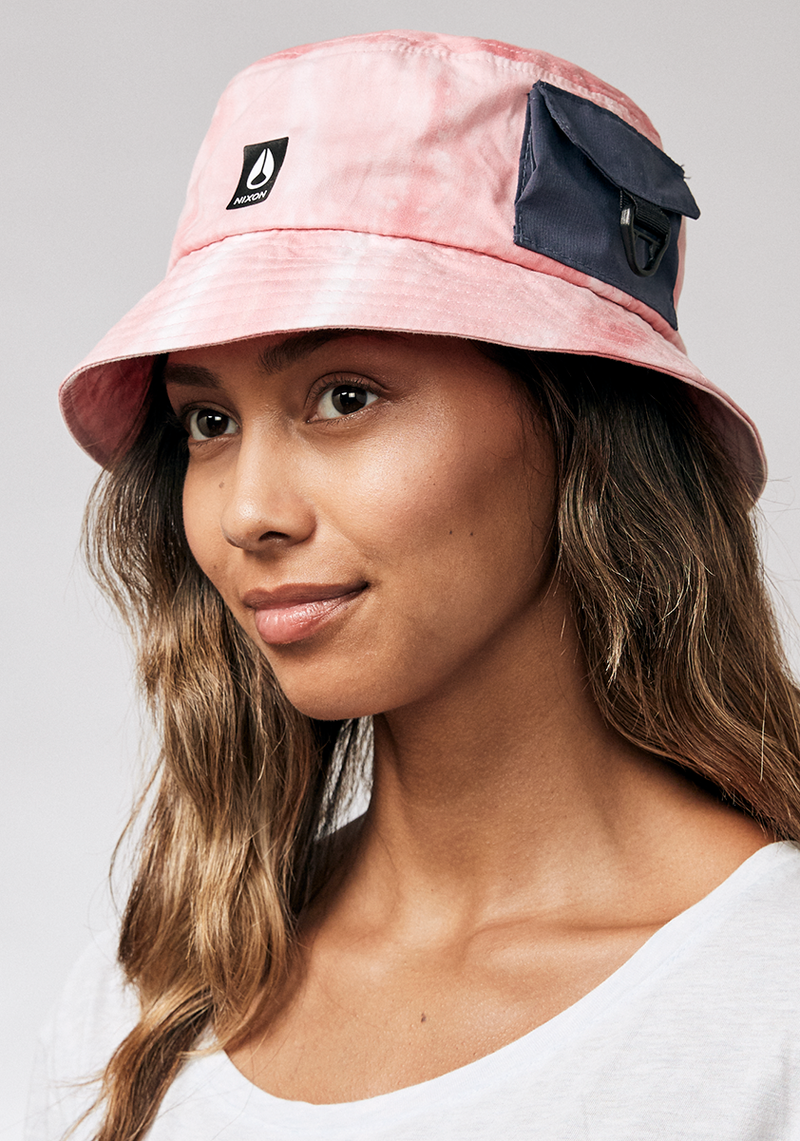 Nixon Gorro Trifle Bucket Pale Pink - Rideshop