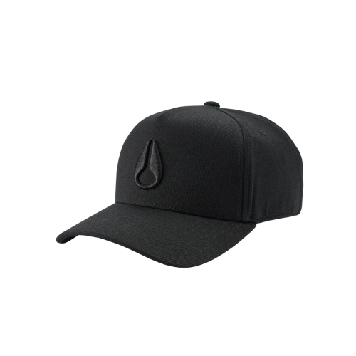 Nixon Jockey Deep Down Athletic Snapback All Blacke - Rideshop