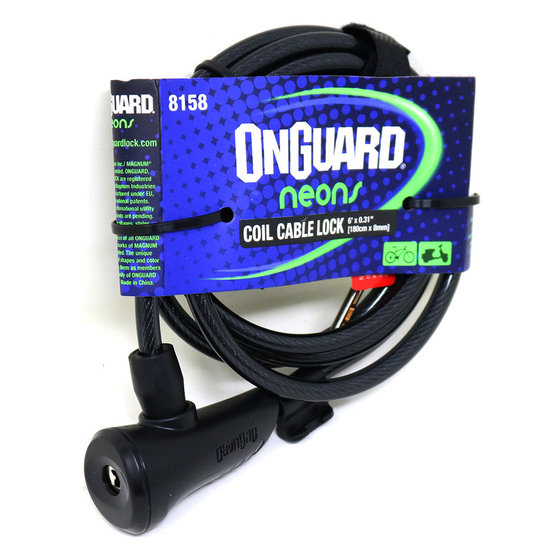 On Guard Candado Espiral NS 180x8mm - Rideshop