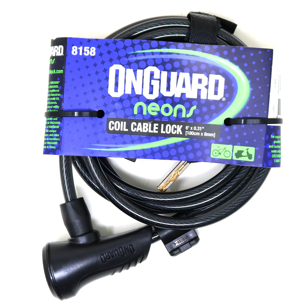 On Guard Candado Espiral NS 180x8mm - Rideshop
