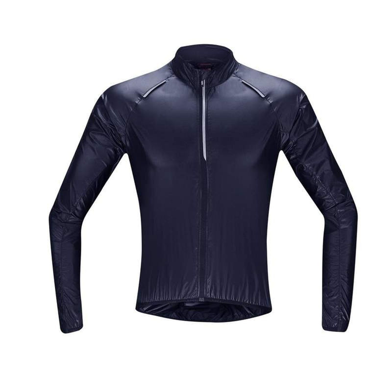 Cortaviento Impermeable Azul Hombre Santic - Rideshop