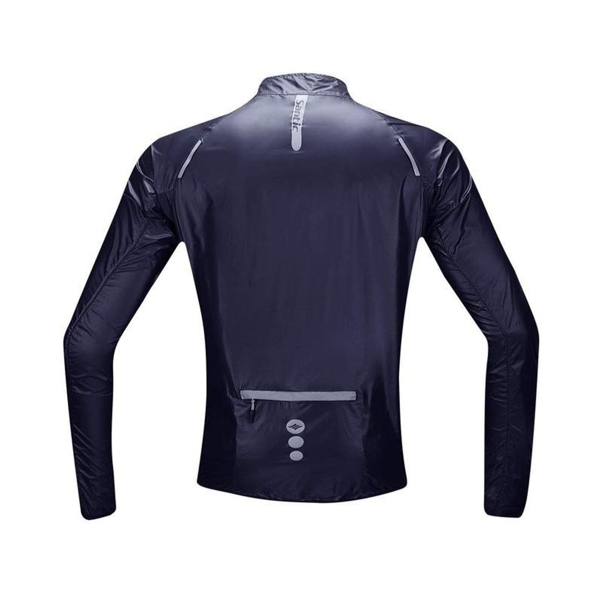 Cortaviento Impermeable Azul Hombre Santic - Rideshop