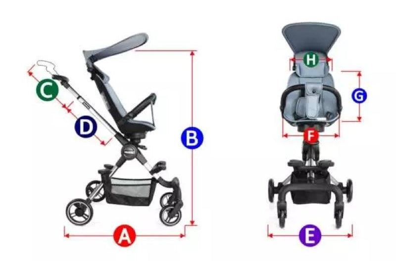 Coche Royal Baby Infantil Easy Carrying Azul