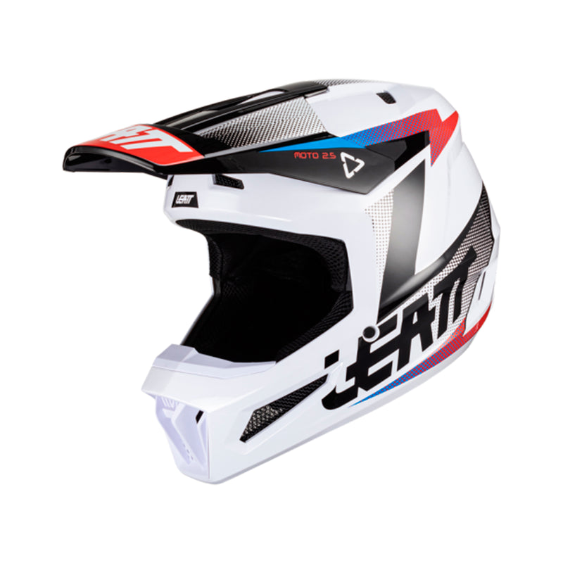 Leatt Casco Moto 2.5 V24 Black/White - Rideshop