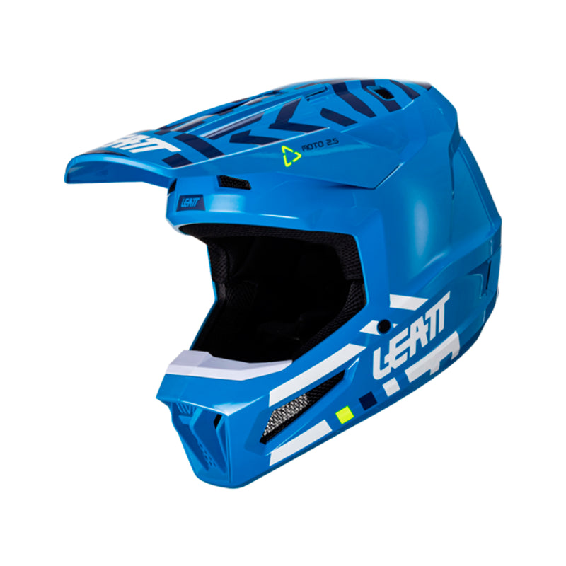 Leatt Casco Moto 2.5 V24 Cyan - Rideshop