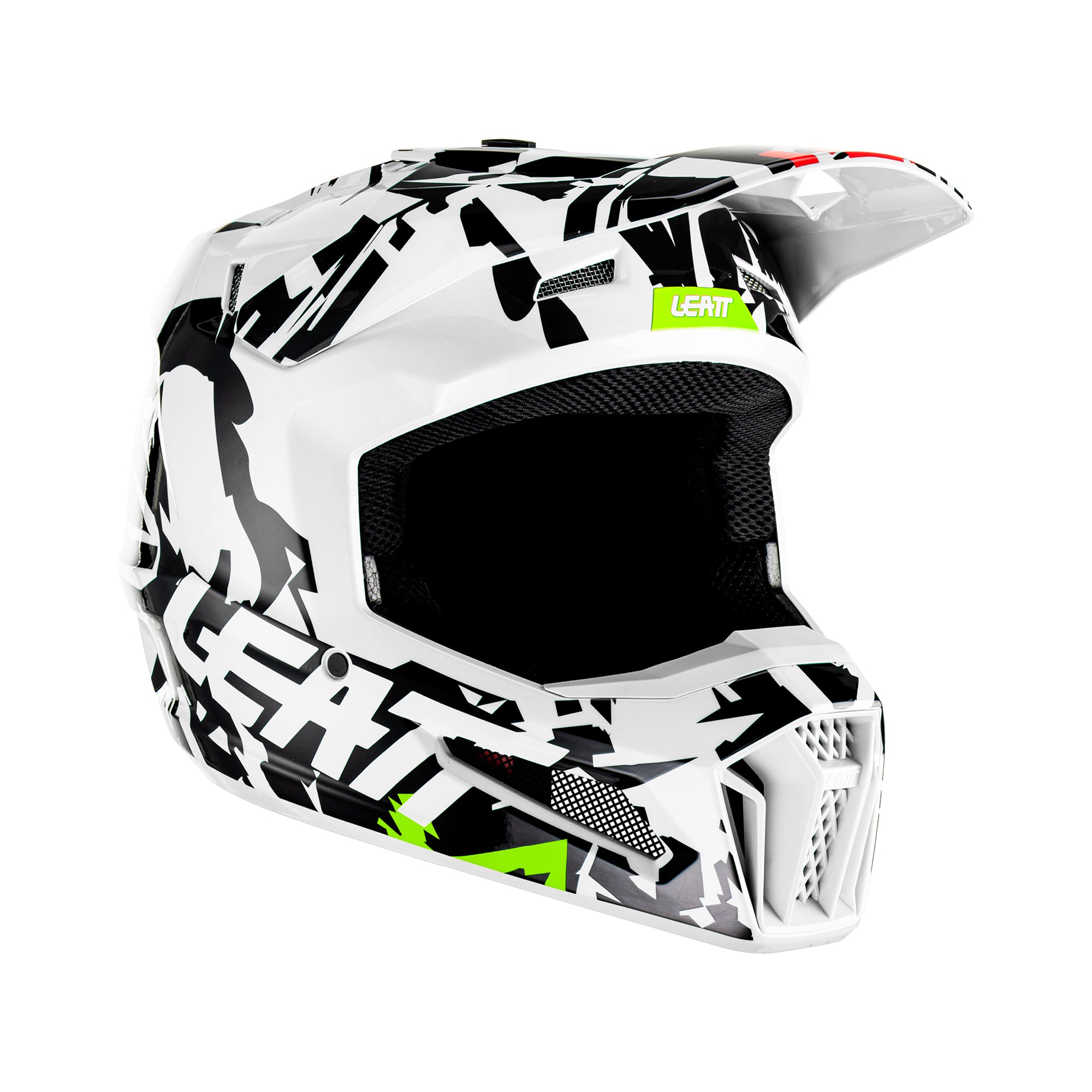 Leatt Casco Moto 3.5 Niño V23 Zebra - Rideshop