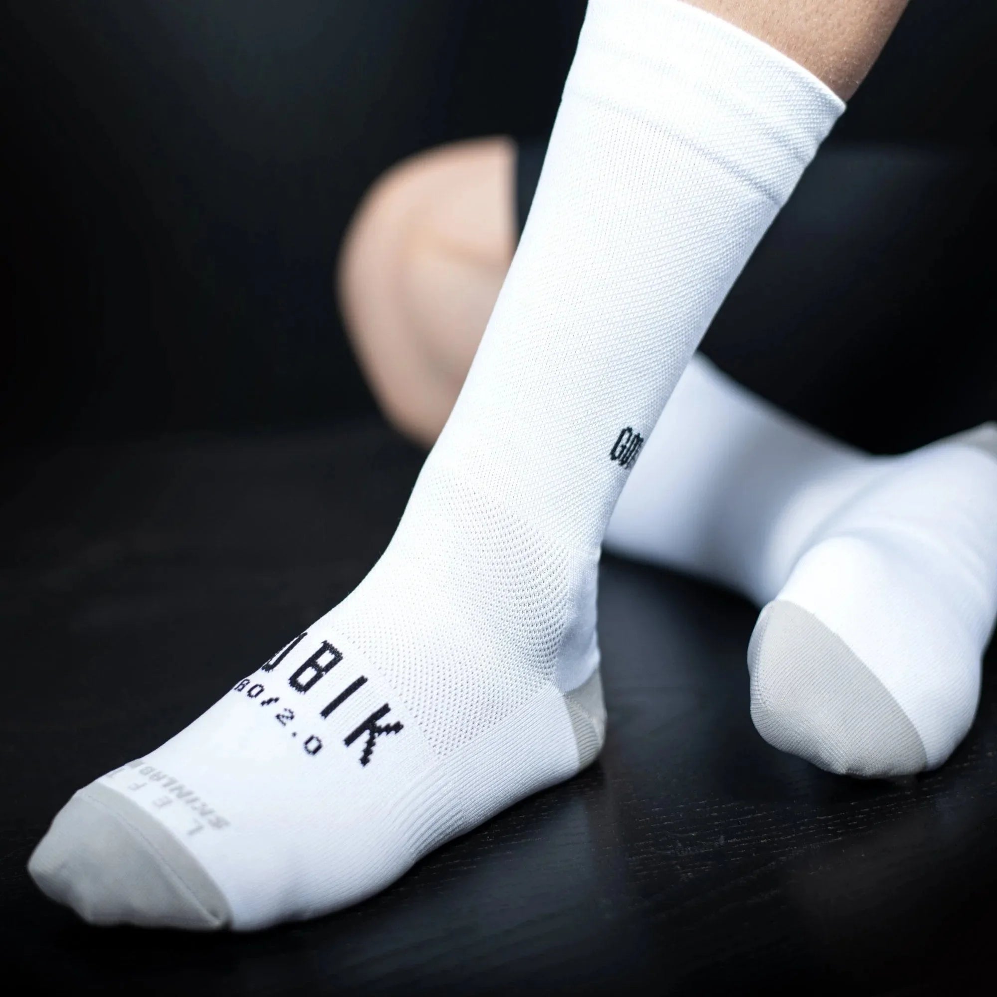 Calcetines Gobik Iro 2.0 Unisex White Logo