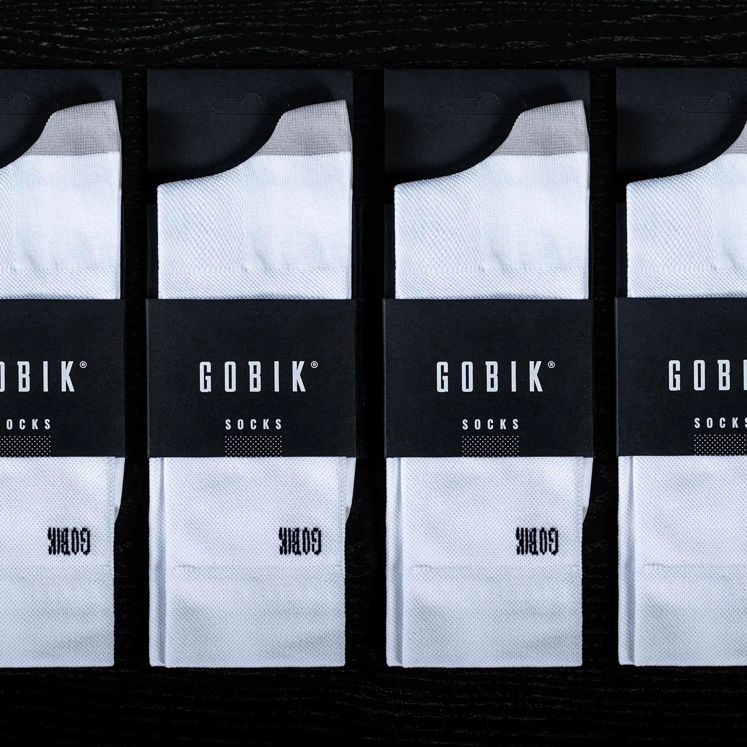 Calcetines Gobik Iro 2.0 Unisex White Logo