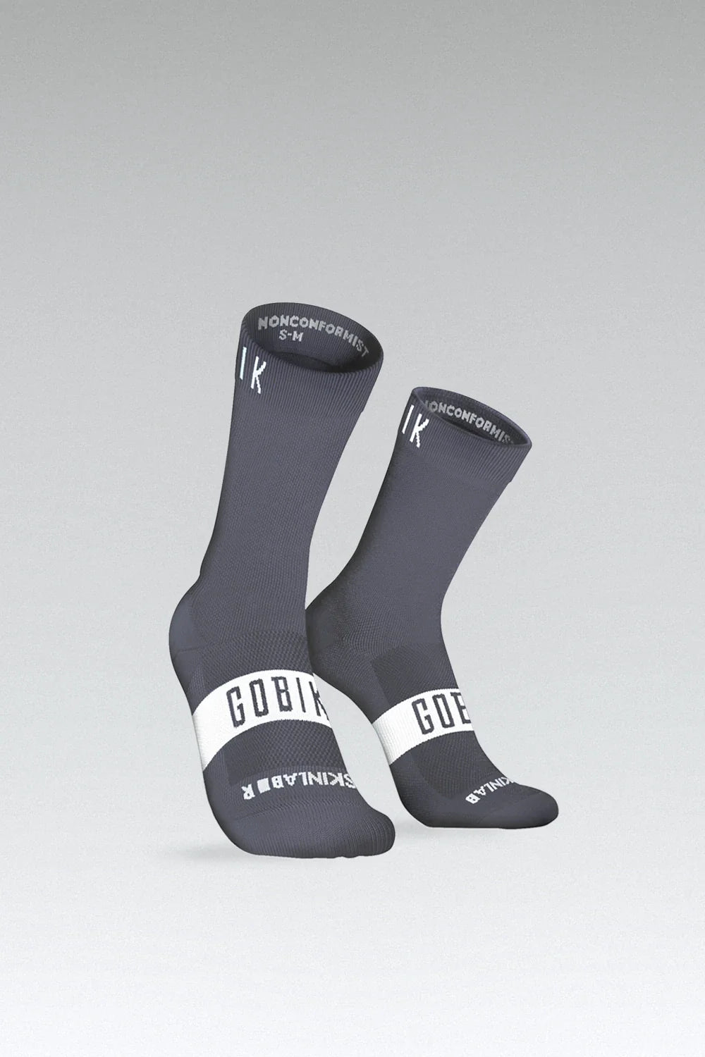 Gobik Calcetines Pure Unisex Slate Gray