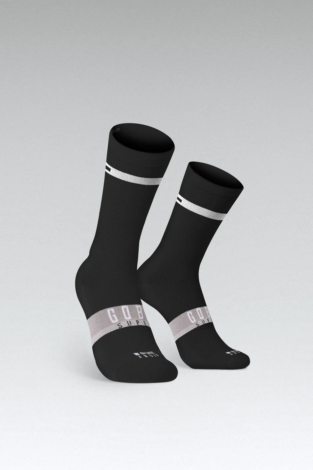 Gobik Calcetines Superb Unisex Black Horizon Extra Long