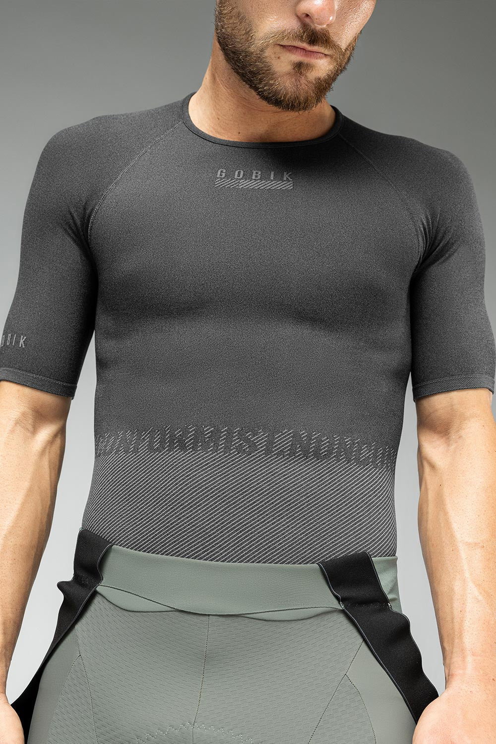 Gobik Camiseta Interior Manga Corta Limber Skin Hombre Basalt