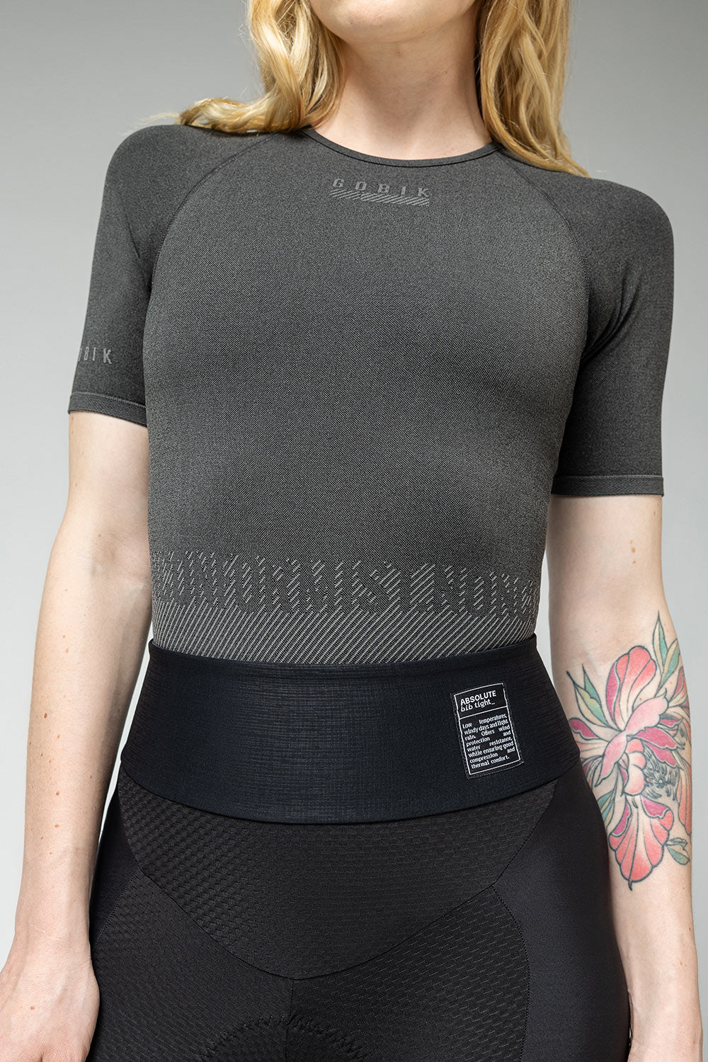 Gobik Camiseta Interior M/C Mujer Limber Skin Basalt