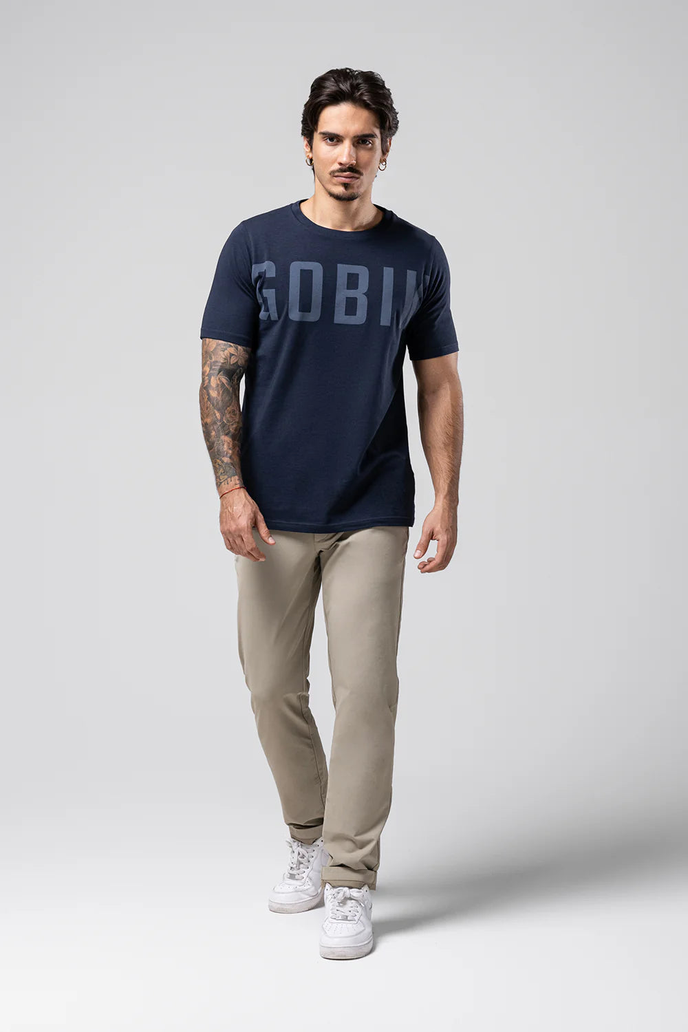 Gobik Camiseta Manga Corta Algodon Rest Hombre Ultrablue