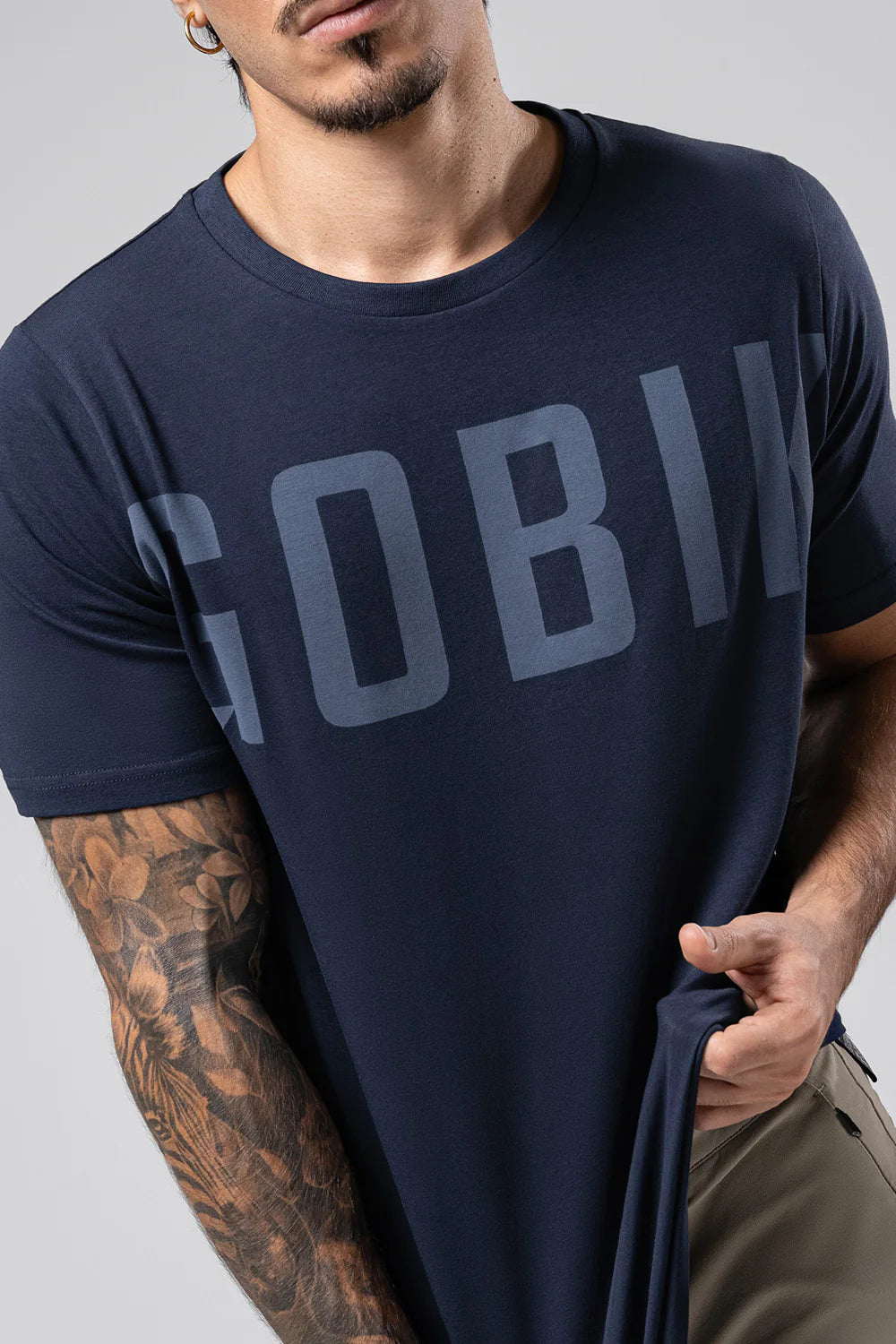 Gobik Camiseta Manga Corta Algodon Rest Hombre Ultrablue