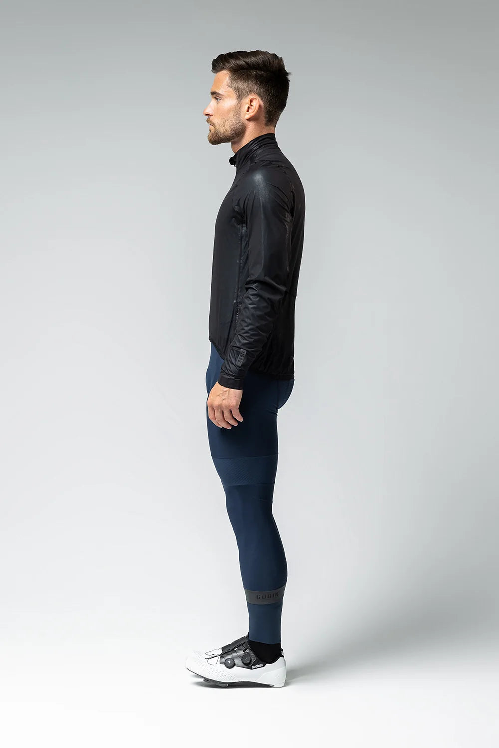 Chaqueta Ligera Gobik Impermeable Pluvia Unisex True Black