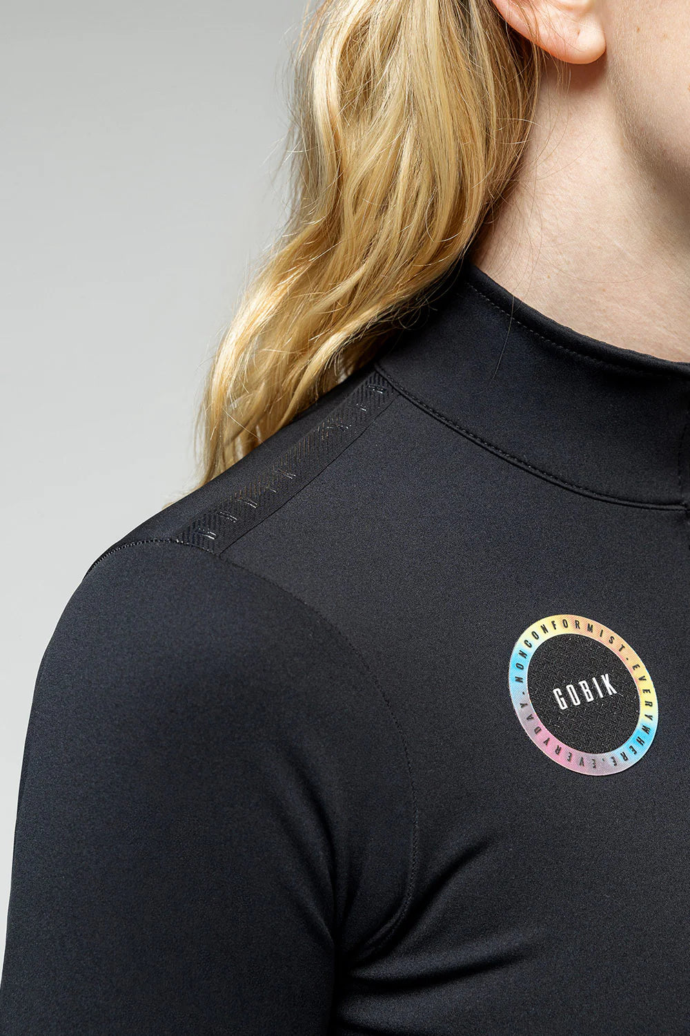 Chaqueta Gobik Manga Corta Envy Mujer Jet Negro