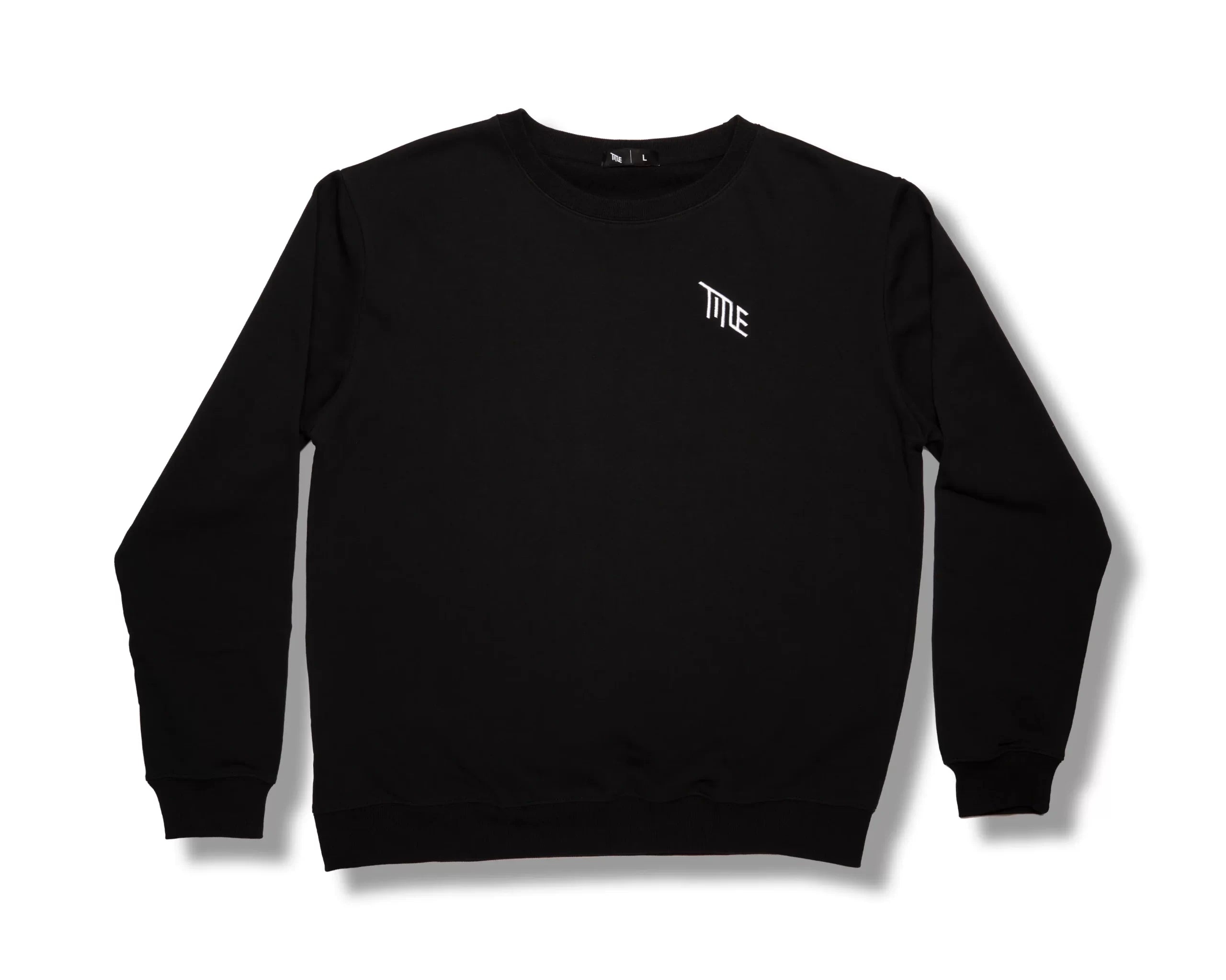 Title Poleron Crew Neck Negro - Rideshop