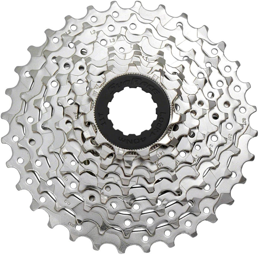 SunRace Piñon CSM96 9V 11-32T plateado