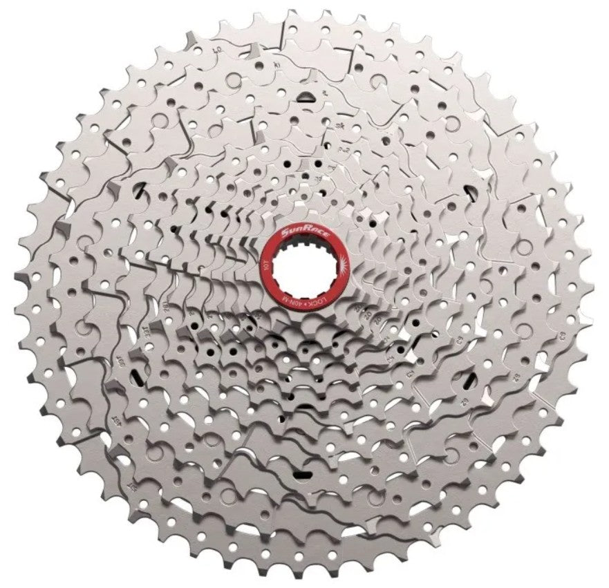 SunRace Piñón MZ930 12V 10-51T (MS) plateado