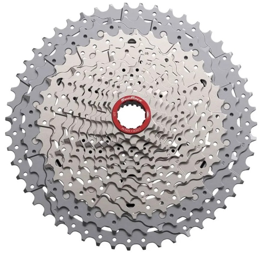 SunRace Piñón MZ932 12V 10-51T (MS) plateado