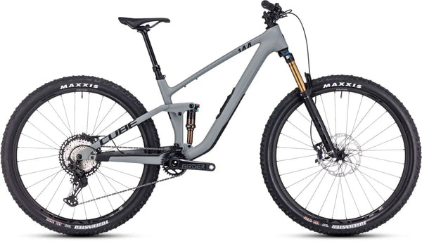 Bicicleta Mountain Bike Enduro Cube Stereo ONE44 C:62 Race Aro 29 Gris Negro