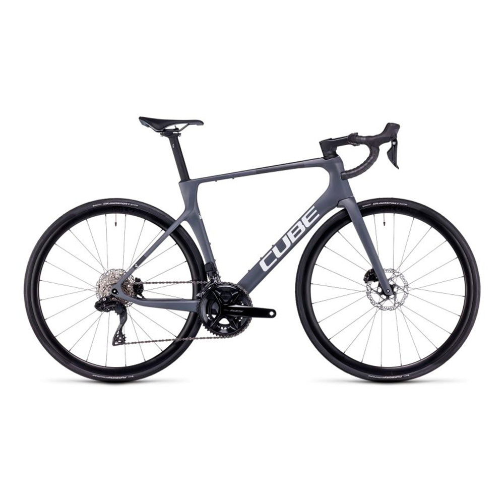 Bicicleta Ruta Cube Agree C:62 Gris Negro