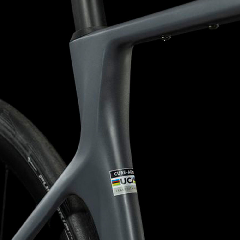 Bicicleta Ruta Cube Agree C:62 Gris Negro