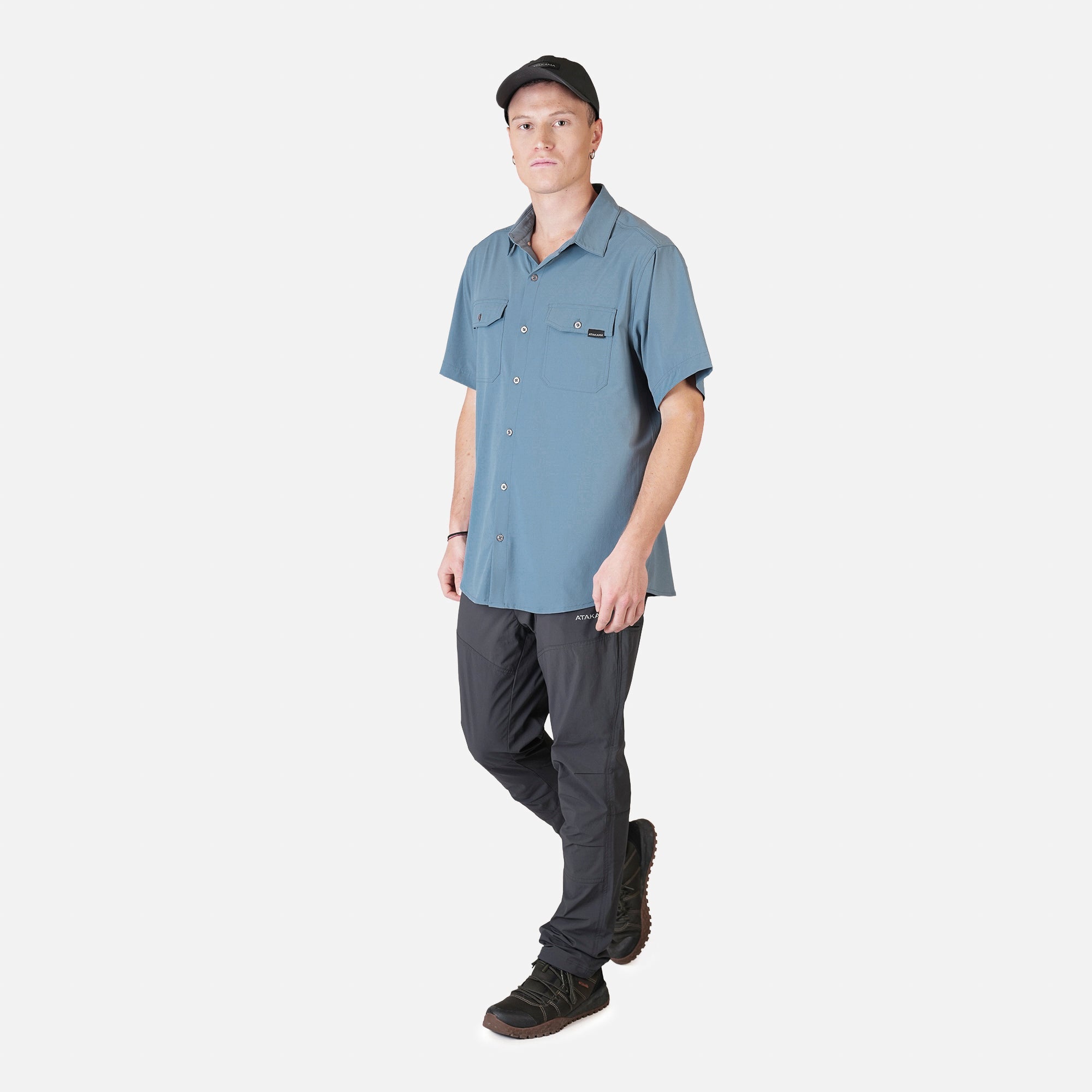 Camisa Outdoor Hombre Horizonte Azul