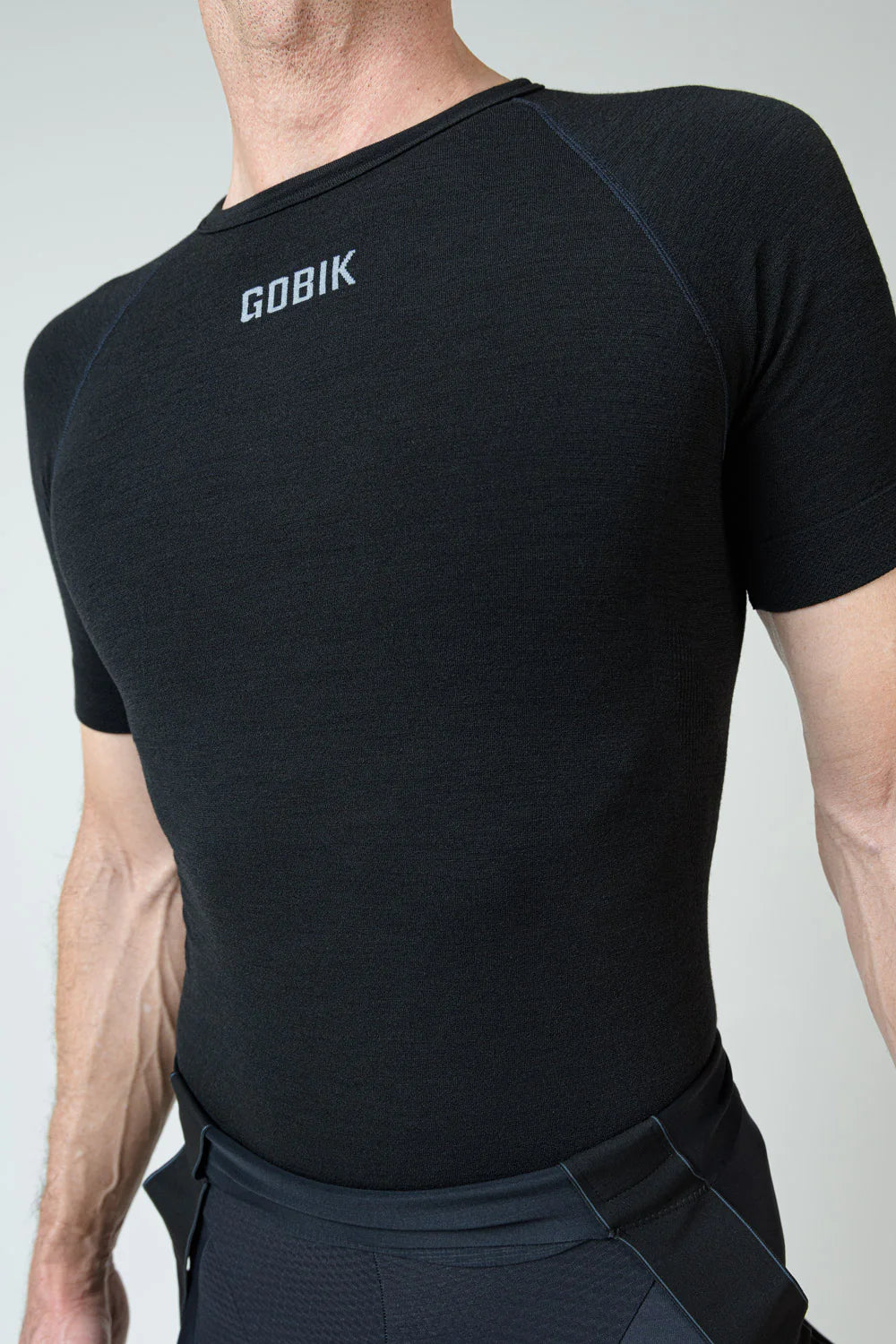 Gobik Camiseta Manga Corta Winter Merino Hombre Coal