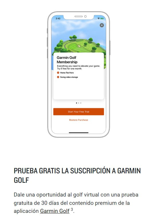 Monitor Garmin Approach R10 Golf Launch