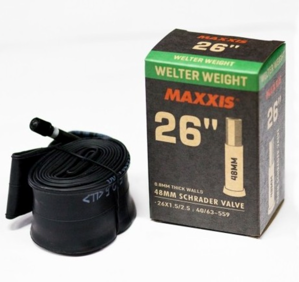 Maxxis Cámara WELTER WEIGHT 26X1.5/2.5 0.8mm espesor LSV48 AUTO