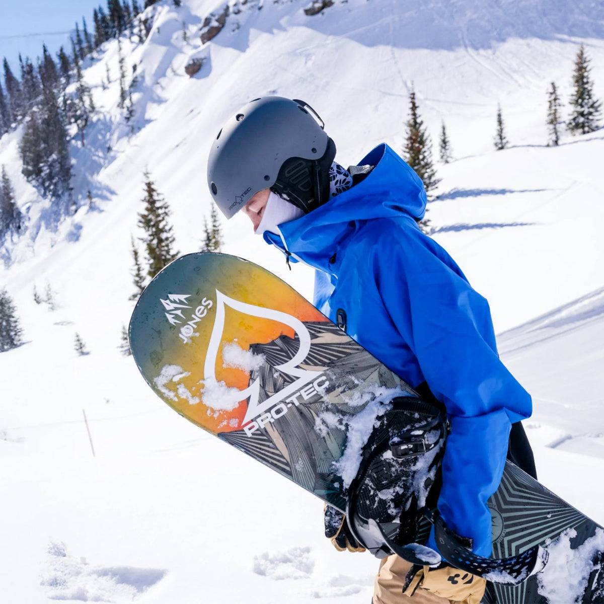 Casco de Snowboard PRO-TEC Low Pro Helmet - Grey Matte (PV)