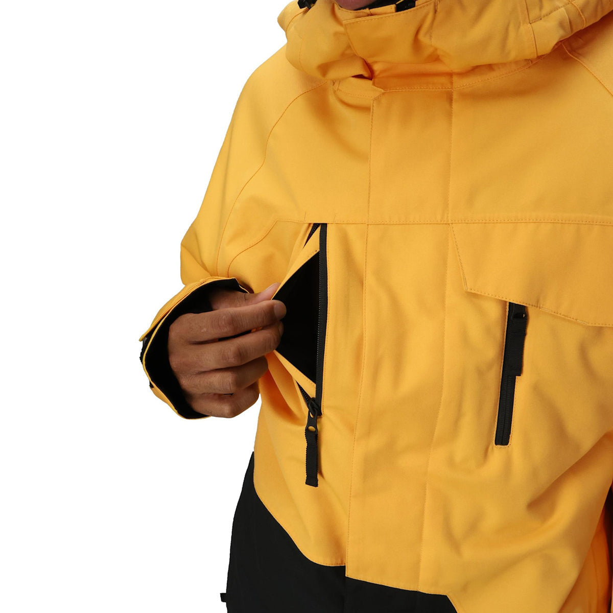Chaqueta de Snowboard 686 Geo Insulated - Yellow Gold Colorblock (PV)