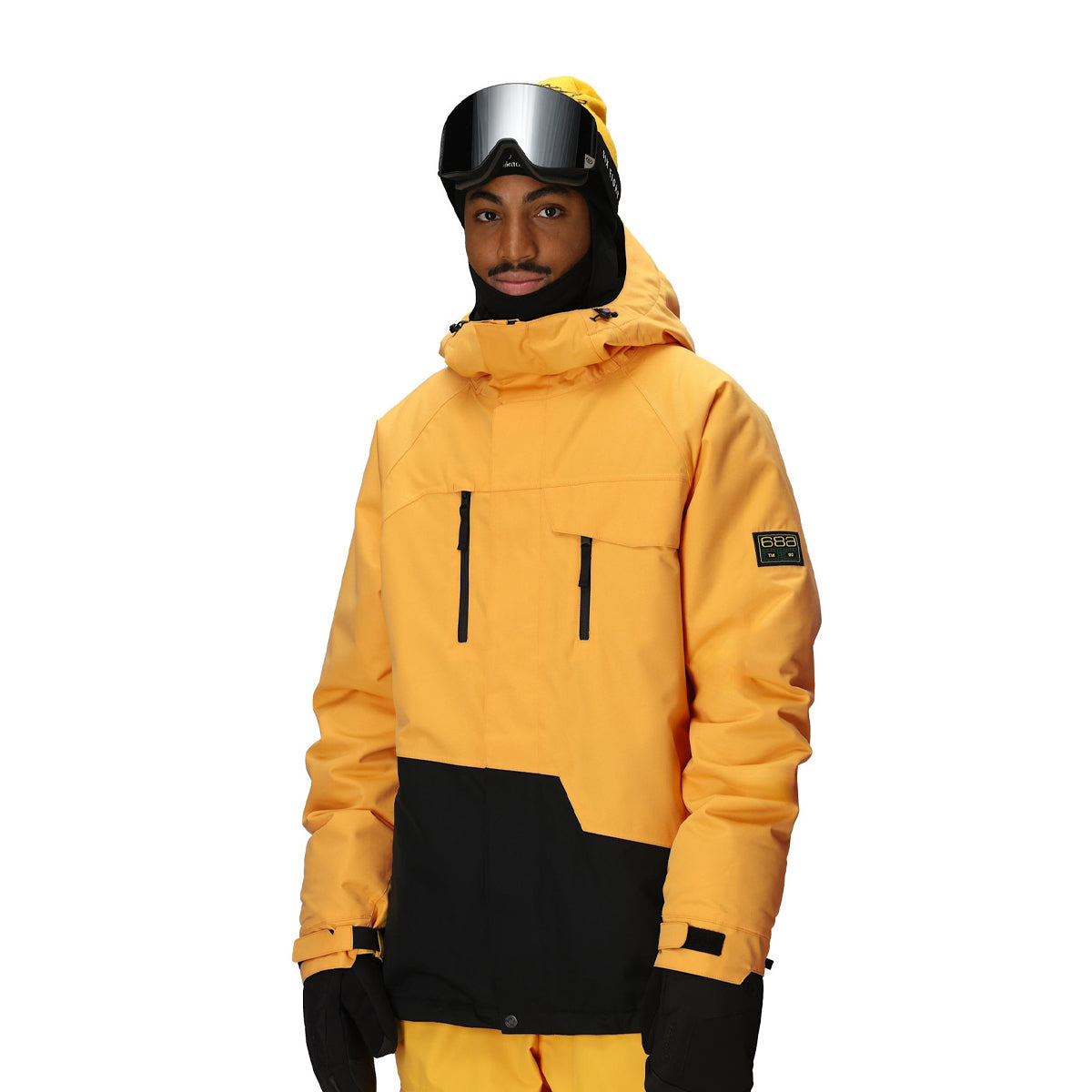 Chaqueta de Snowboard 686 Geo Insulated - Yellow Gold Colorblock (PV)