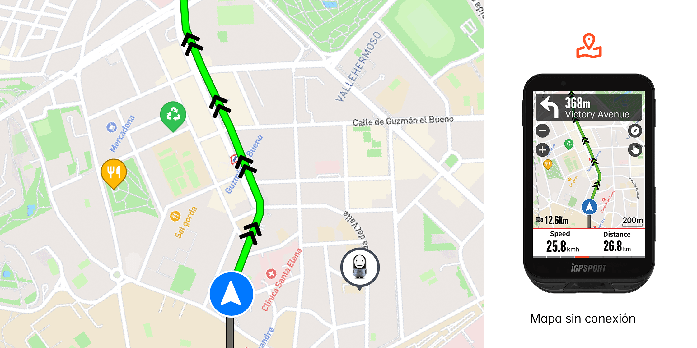 Ciclocomputador GPS iGPSPORT iGS800