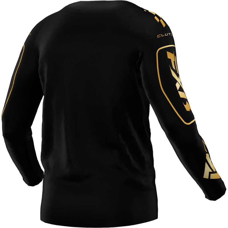 Polera Moto FXR Clutch Negro / Dorado