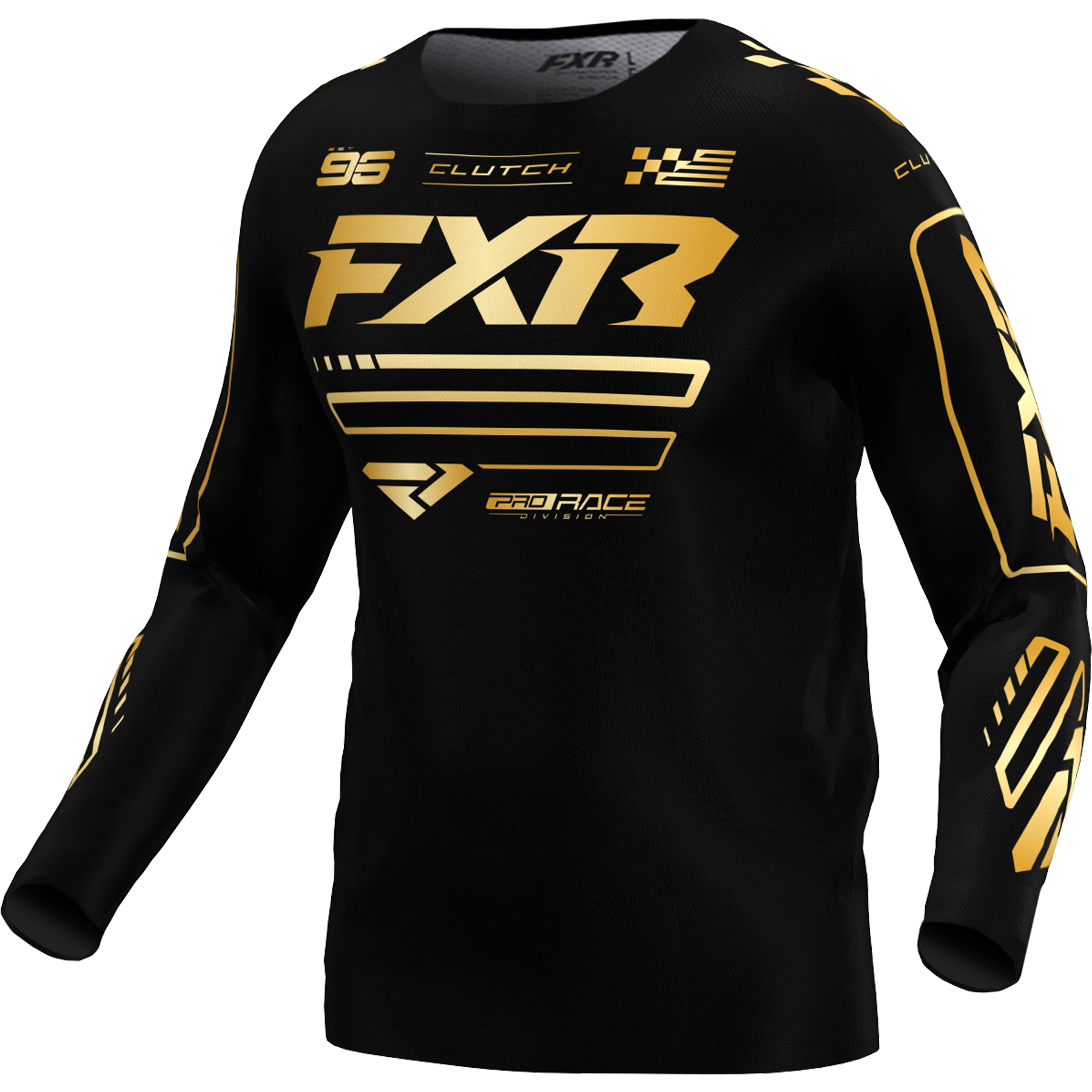 Polera Moto FXR Clutch Negro / Dorado (Open Box)