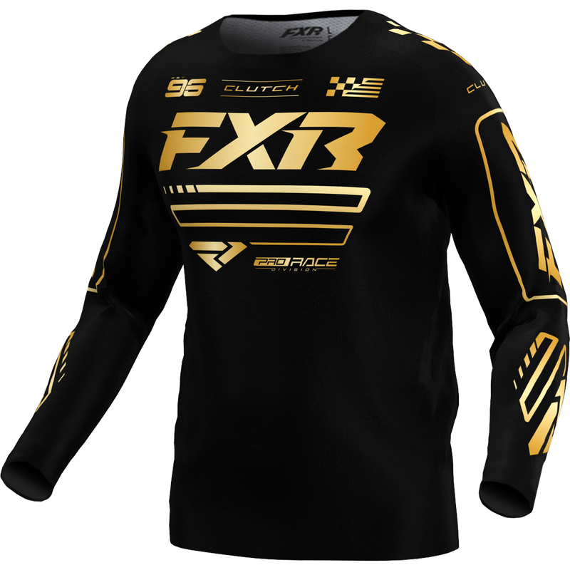 Polera Moto FXR Clutch Negro / Dorado