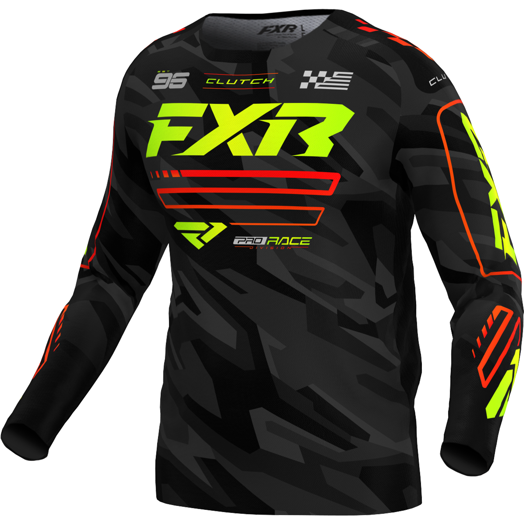 Polera Moto FXR Clutch Nuke/Hivis/Camo