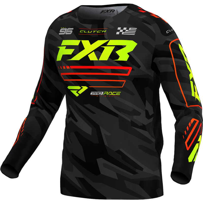 Polera Moto FXR Clutch Nuke/Hivis/Camo