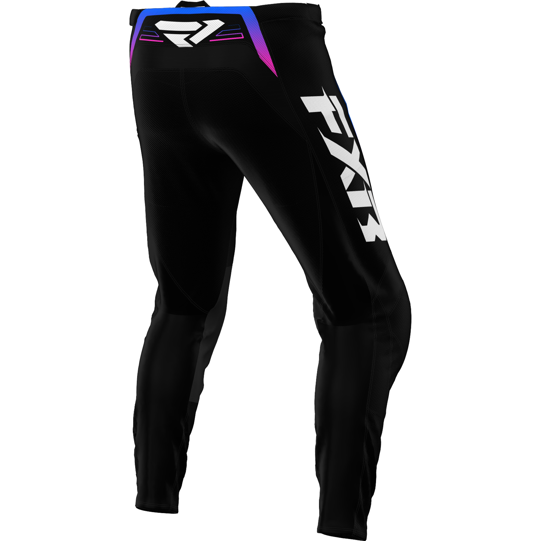 Pantalón Moto FXR Clutch Negro/Azul/Pink