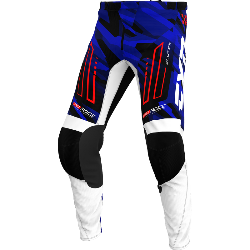 Pantalón Moto FXR Clutch Azul/Camo/Rojo