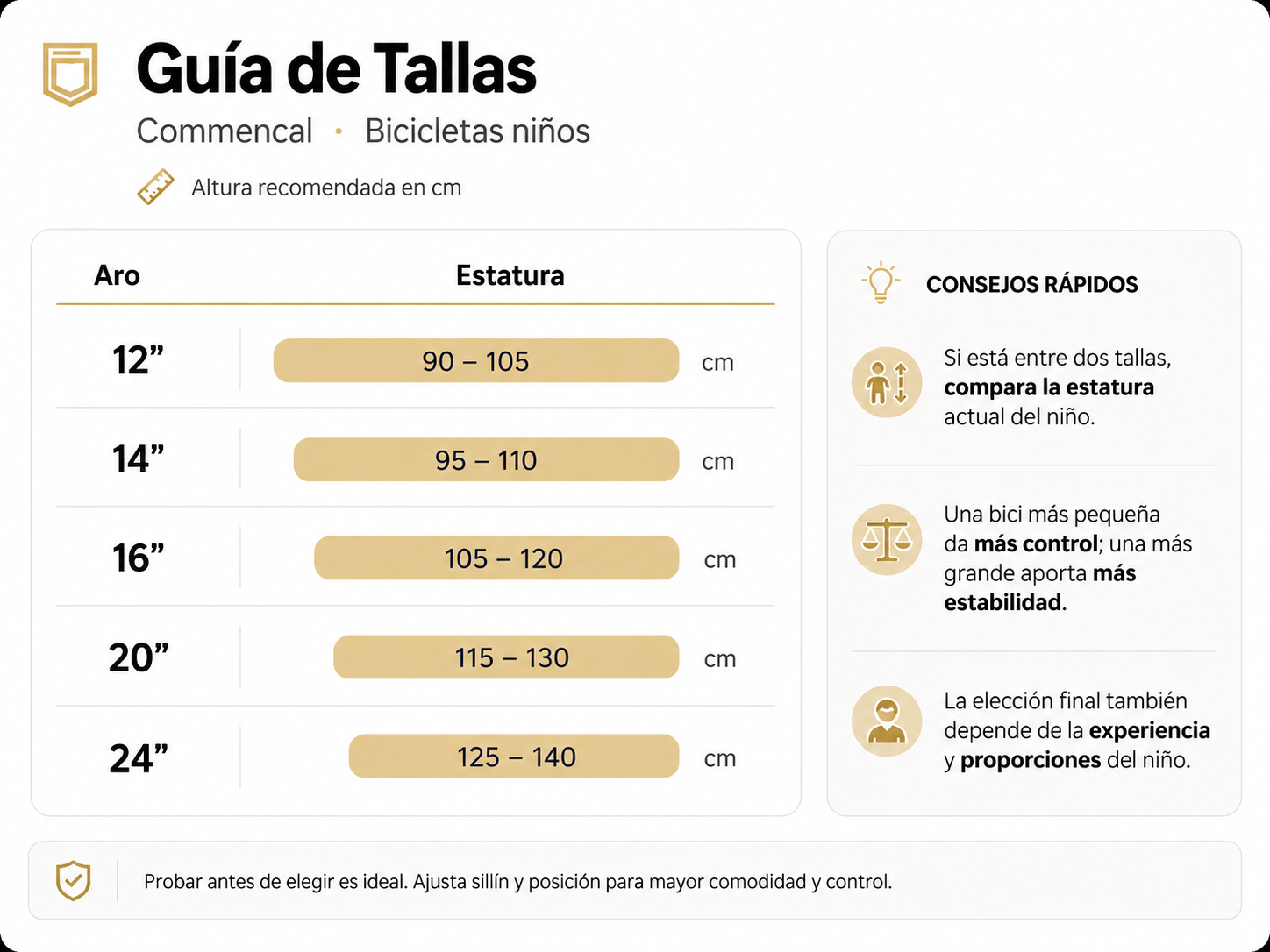 Guía de Talla
